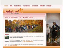 Tablet Screenshot of herbstlauf.org