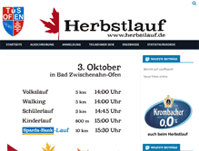 Tablet Screenshot of herbstlauf.de